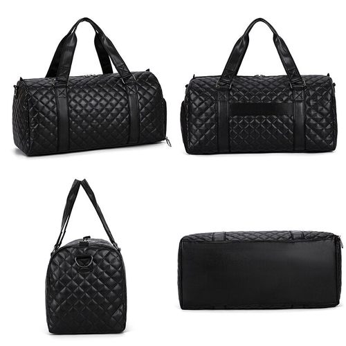 S59f3cd9d283e467aa57542e11ebcbe74I.jpg PU Leather Men's Fitness Travel Bag Simple Large Capacity Shoulder – Bild 1