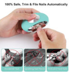 Electric Nail Clipper Nail Trimmer Nail Files Safe Automatic Nail – Bild 2