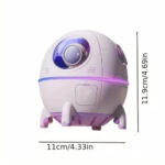 Portable 220ml USB Cool Mist Space capsule Aroma Essential Oil h2o – Bild 4