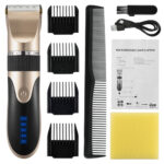Professional Hair Trimmer Digital USB Rechargeable Hair Clipper for – Bild 8