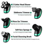 5 IN 1 Electric Razor Electric Shaver Rechargeable Shaving Machine for – Bild 6