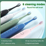 Smart Sonic Electric Toothbrush Teeth Whitening Ultrasonic Vibration – Bild 2