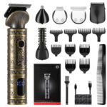 6 In 1 Hair Clipper Sets Fast USB Charging Electric Shaver Washable