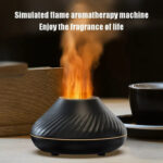 Flame Aromatherapy Humidifier Nordic Desktop Home Style Atmosphere – Bild 3