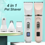 Dog Clippers Low Noise Paw Trimmer Rechargeable Pet Cat Grooming Kit – Bild 2