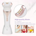 4 In 1 Electric Lady Epilator Bikini Trimmer Shaver Razor Underarm – Bild 4