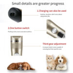 Professional Cat Dog Hair Clipper All Metal Rechargeable Pet Trimmer – Bild 3
