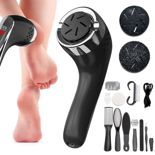 S694dbbcb42d44018b77924756954709bz_548fcb93-1f87-4275-a950-79fe65eff84e.jpg Electric Callus Remover for Feet Rechargeable Waterproof Foot Scrubber – Bild 1