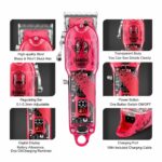 New Electric Hair Clippers Cordless Hair Trimmer Haircut Kit 16 Guide – Bild 3