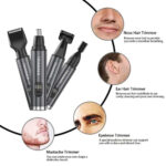 Electric Beard Trimer Rechargeable Nose Ear Hair Trimmer For Men – Bild 5