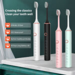 Ultrasonic Electric Toothbrush Rechargeable USB for Adults Sonic