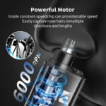 Portable Electric Nose Ear Trimmer HIENA Cordless razor Mini Pocket – Bild 3