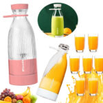 500ml Portable Wireless Blender 6 Blades Electric Fruit Juicer Machine – Bild 2