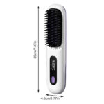 Hair Straightener Brush Electric Hot Comb With 3 Heating Settings USB – Bild 3