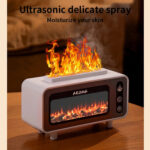 Fireplace Diffuser 7 Colors LED Ultrasonic Aroma Essential Oil 3D – Bild 2