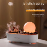 Lava Volcano Humidifier USB Aroma Diffuser with Flame Lamp Mini – Bild 3