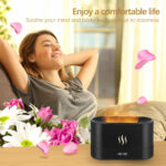 Flame Essential Oil Diffuser Air Humidifier Aromatherapy Fragrance