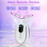 Rechargeable Face and Neck Massager with 7 Colours LED and Heat Mode, – Bild 2