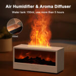Fireplace Humidifier Flame Aroma Diffuser Fire Humidifier Essential – Bild 2
