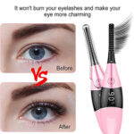 Heated Eyelash Curler Portable USB Rechargeable 4 Temperature – Bild 2