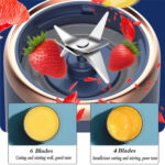 Portable Juicer Blender 300ml Electric Fruit Juicer USB Charging Lemon – Bild 3