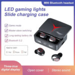 Bluetooth Earphones Slide Cover Charging Case Led Gaming Lights 3D – Bild 2