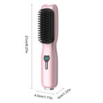 Cordless Hair Straightener Brush Hair Straightener Comb Mini Portable – Bild 6