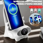 Magnetic Mini Chair Wireless Fast Charger Phone Stand Holder Upgraded