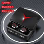 Bluetooth Earphones Slide Cover Charging Case Led Gaming Lights 3D – Bild 4