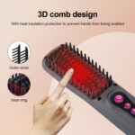Heating Straightening Comb Hair Straightener Brush Men Quick Beard – Bild 2