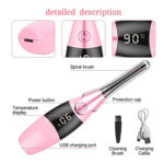 Heated Eyelash Curler Portable USB Rechargeable 4 Temperature – Bild 4
