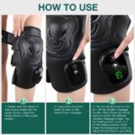 Electric Heat Knee Massager Pain Knee Joint Brace Support – Bild 4