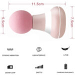 Electric Mini Handheld Massage Gun 6 Speed Vibration Fitness Massager – Bild 3