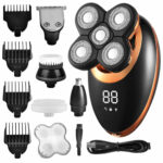 IPX7 Waterproof Electric Shaver Razor for Men Hair Trimmer