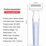 Electric Depilator Safety Epilator Hair Remover Shaver Machine Bikini – Bild 5