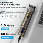 6 In 1 Hair Clipper Sets Fast USB Charging Electric Shaver Washable – Bild 5