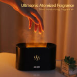 Flame Essential Oil Diffuser Air Humidifier Aromatherapy Fragrance – Bild 3