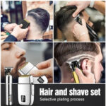 Men's Electric Shaver Multifunctional Whole Body Washing Hair Clipper – Bild 2