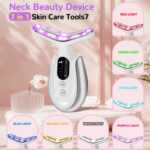 Rechargeable Face and Neck Massager with 7 Colours LED and Heat Mode, – Bild 6