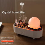 Lava Volcano Humidifier USB Aroma Diffuser with Flame Lamp Mini – Bild 2