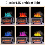 Fireplace Diffuser 7 Colors LED Ultrasonic Aroma Essential Oil 3D – Bild 3