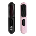 Wireless Hair Straightener Brush Fast Heated Straightener Brush