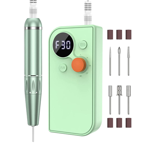 Sbbf4d588398f42b498ea8e6c9182401cO.jpg Portable Nail Drill Pen Polisher Rechargeable Electric Nail Drill – Bild 1