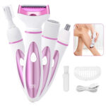 4 in1 Electric Lady Shaver Razors for Shaving Set Painless Hair Face