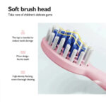 Kids Sonic Electric Toothbrush Colorful Cartoon For Kids Ultrasonic – Bild 6