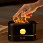 200ML Flame Aroma Diffuser USB Air Diffuser Humidifier with 3 Colors