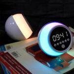 LED Ambient Bluetooth Speaker ABS Multifunctional Three Speed Bright – Bild 4