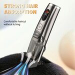 Vacuum Beard Trimmer for Men Adjustable Length with 2 Comb (1-20mm) – Bild 2