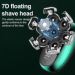 6 in 1 7D Floating Cutter Beard Electric Head Shaver for Bald Men USB – Bild 2