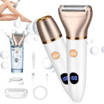 Women's Electric Digital Display Hair Shaver Temples Lip Hair Shaver